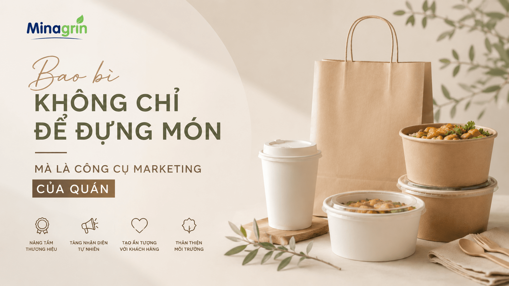 Bao Bì Không Chỉ Để Đựng Món – Mà Là Công Cụ Marketing Của Quán