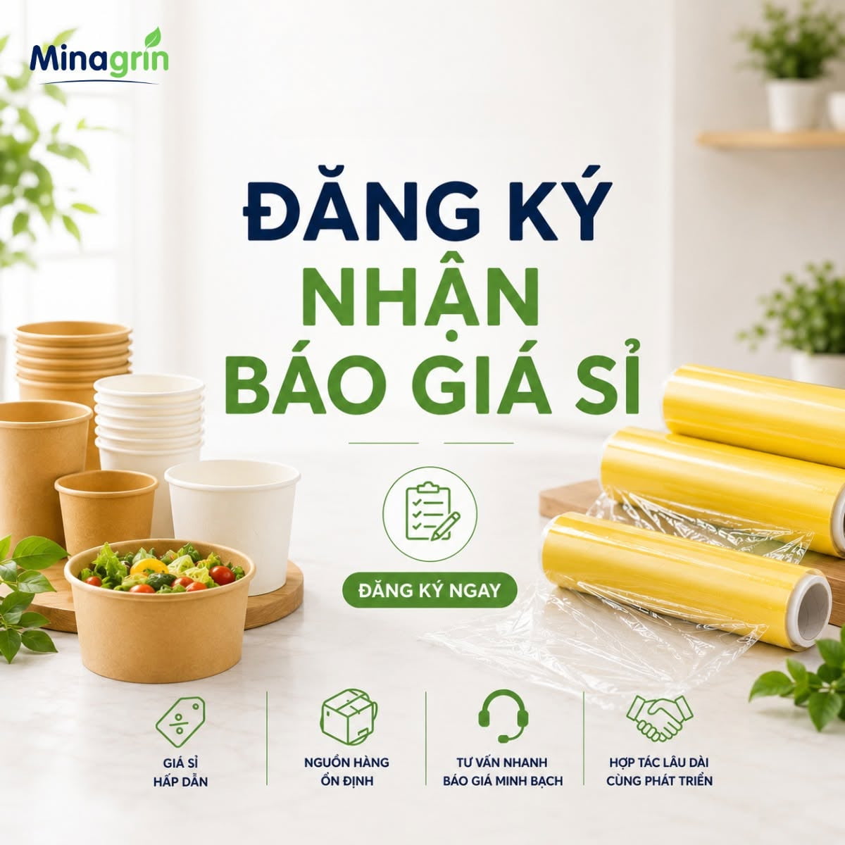 Tô giấy giá rẻ cho quán ăn, nhà hàng: Cách chọn và tối ưu chi phí bao bì