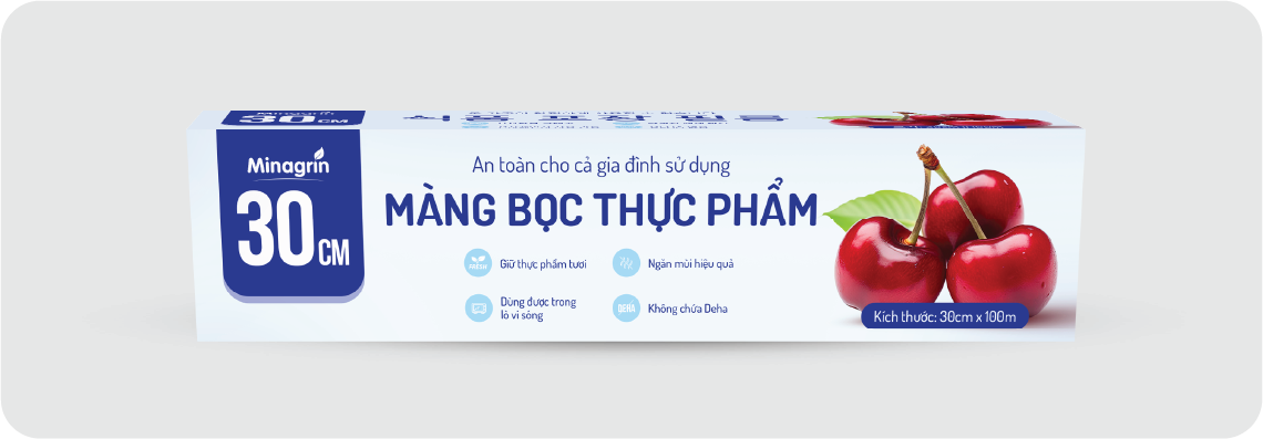 Màng bọc thực phẩm PVC 30 x 100m