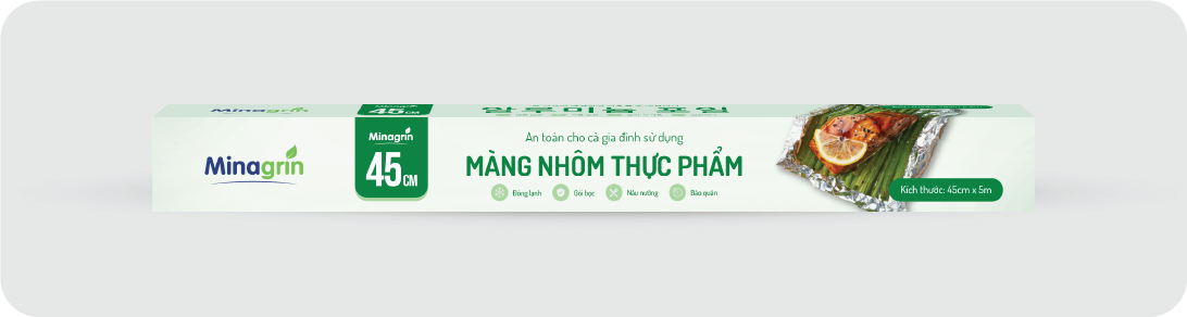 Màng nhôm thực phẩm 45 x 5m