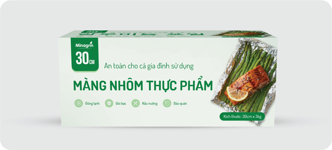 Màng nhôm thực phẩm 30 x 3kg