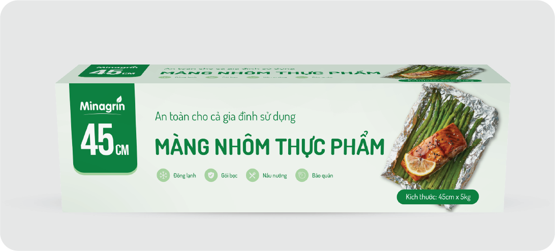 Màng nhôm thực phẩm 45 x 5kg